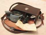 Rare 1950's Glauser MK 4 prismatic compass with original service kit & instructions.